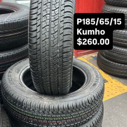 185/65/15 Kumho Semi New All Four 98 % TREAD LIFE | ❗Ask For Availability / Pregunta Por Disponibilidad ❗|