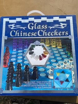 Glass Chinese checkers