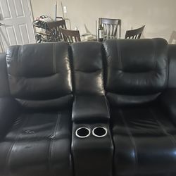 Leather couch