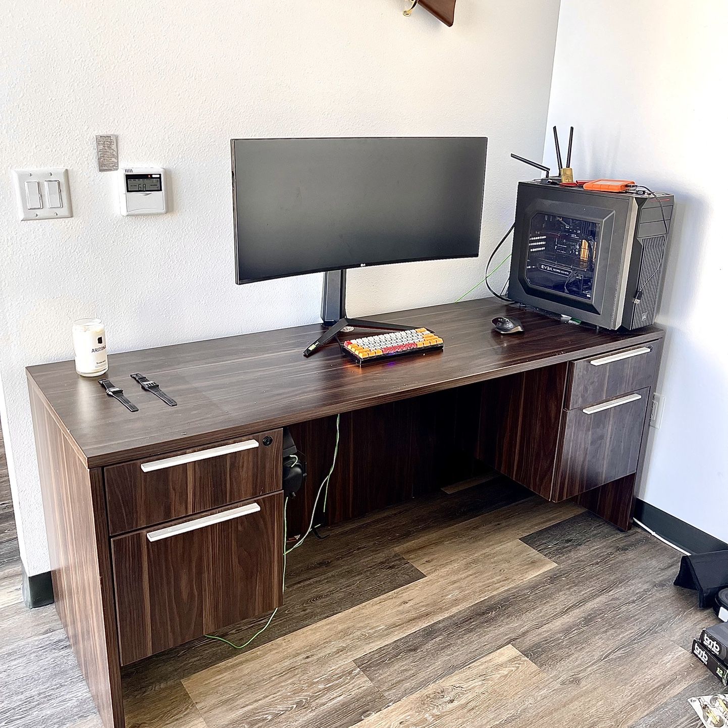 Modern 72” High Productivity Desk