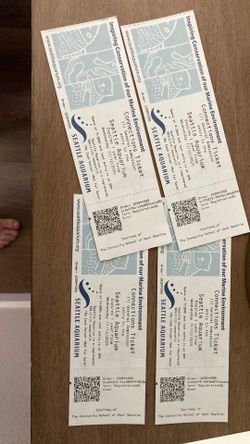 4 Seattle Aquarium Tickets