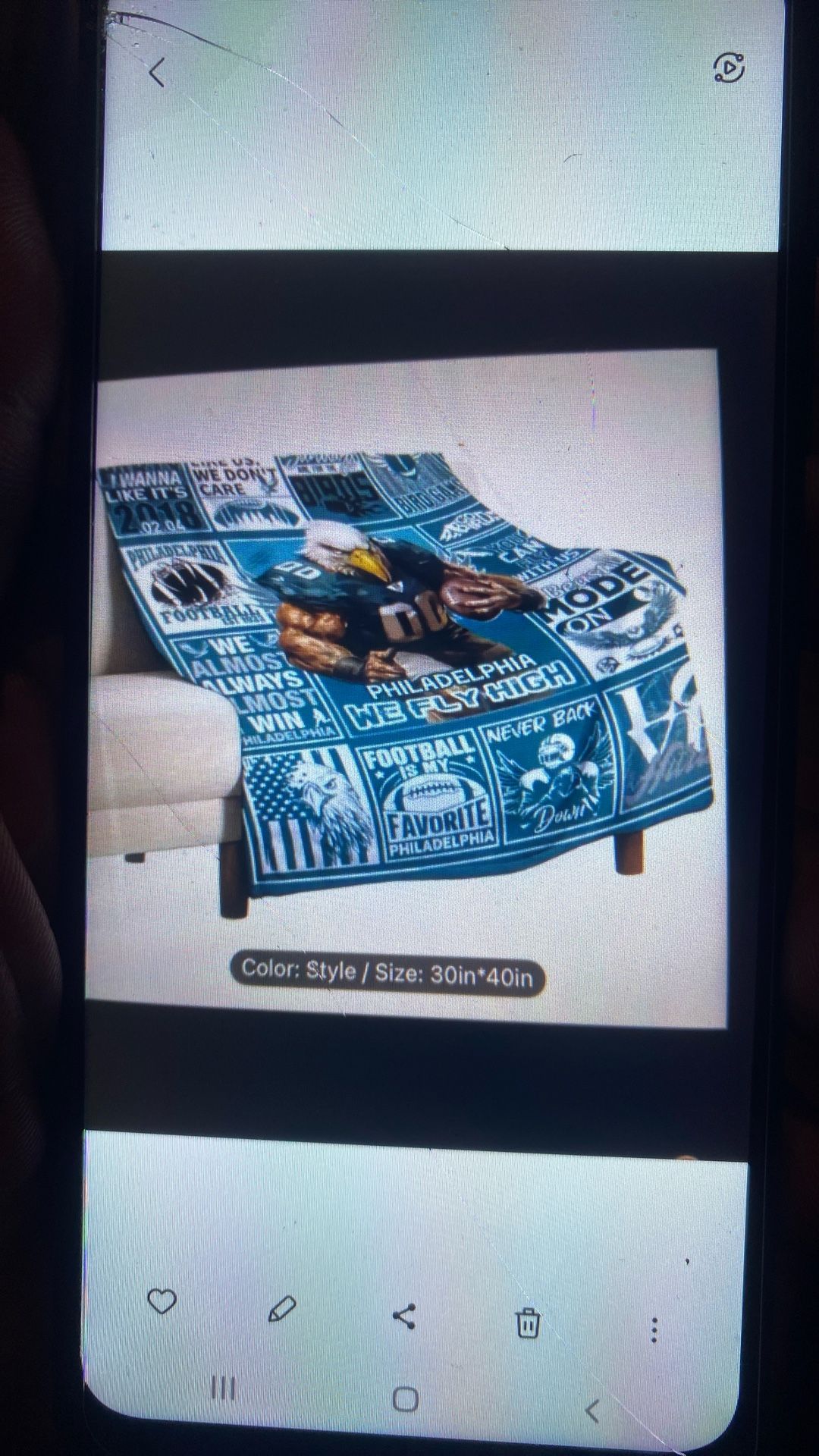 Philadelphia Eagles Blanket