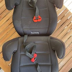 Two Harmony Backless Booster Seats