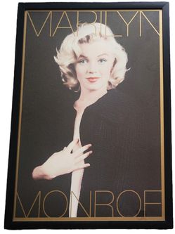 Marilyn Monroe Large Framed Wall Art 26" x 38" Classic Hollywood Glamour
