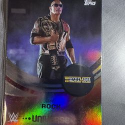 Topps WWE Universe WrestleMania The Rock