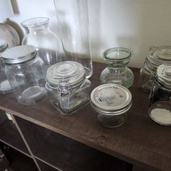 (9) Pieces Jars & Vases