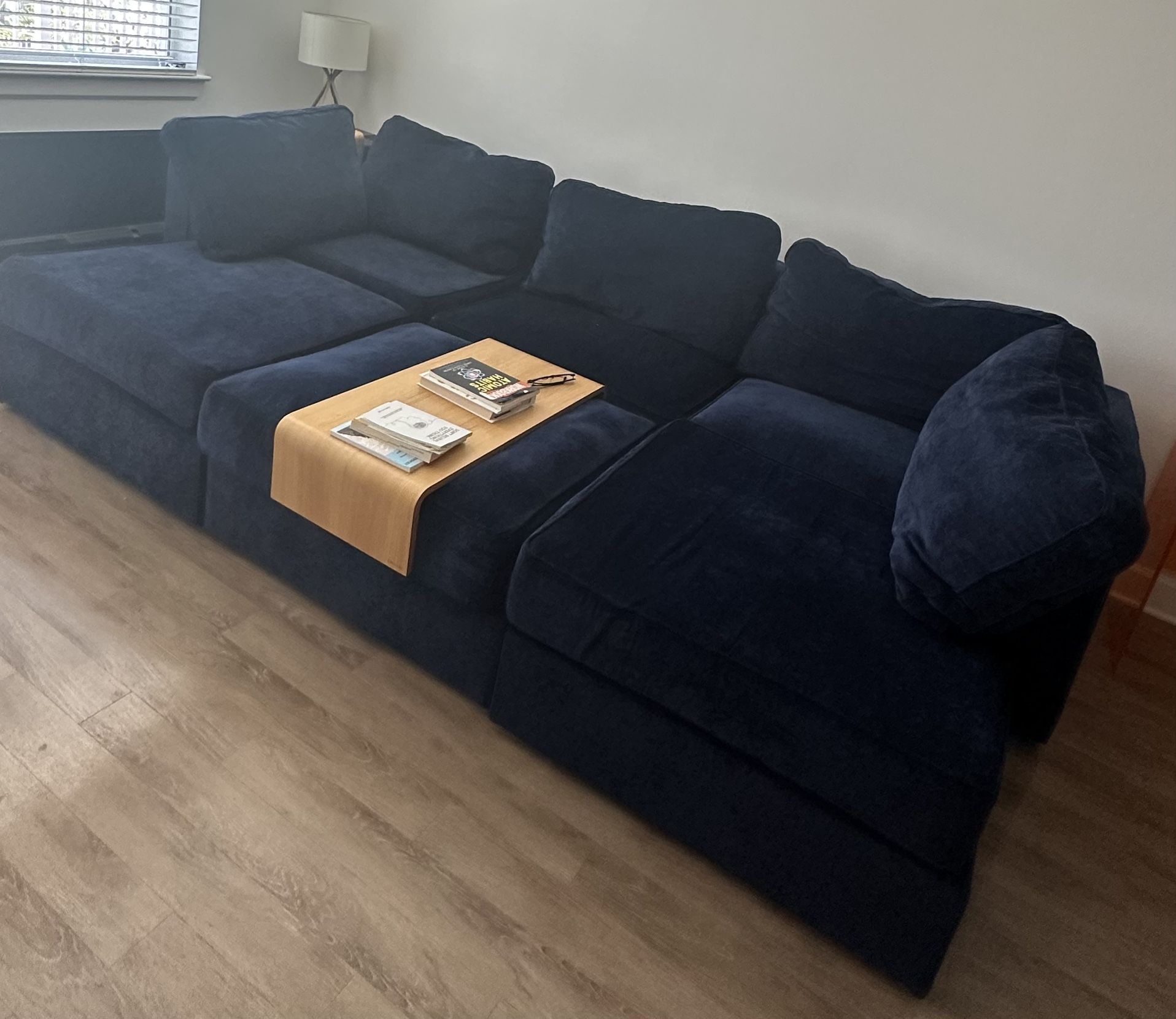 LuvSac Sactional – 7 Seats + Power Hub + Table 