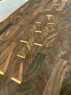 Walnut And Maple End Grain Cutting Board