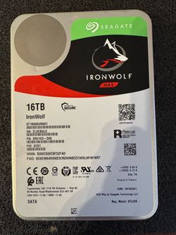 Seagate 16TB Ironwolf HDD