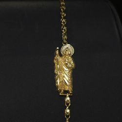 14k Gold  Religious Turkish Bracelet 