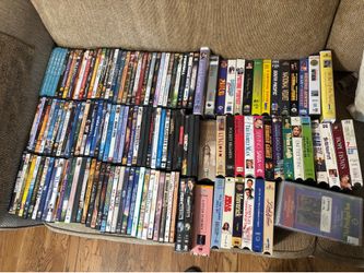150+ DVD/VHS Lot