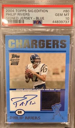 2004 rookie auto patch Phillip rivers