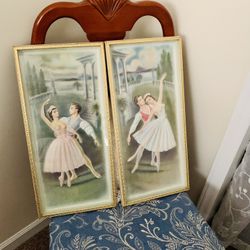 Vintage 3D Ballerina And Ballerino Pictures