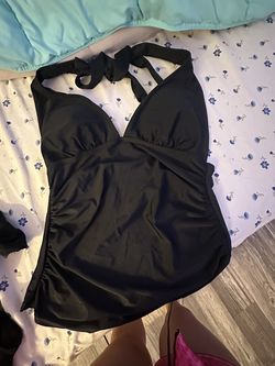 Black Bathing Suit Set