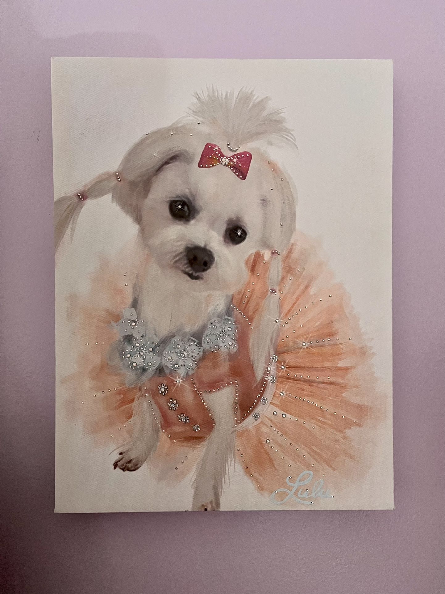 Beautiful Show Dog Sparkle Portrait 