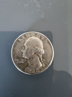 1963 Quarter Dollar De Plata