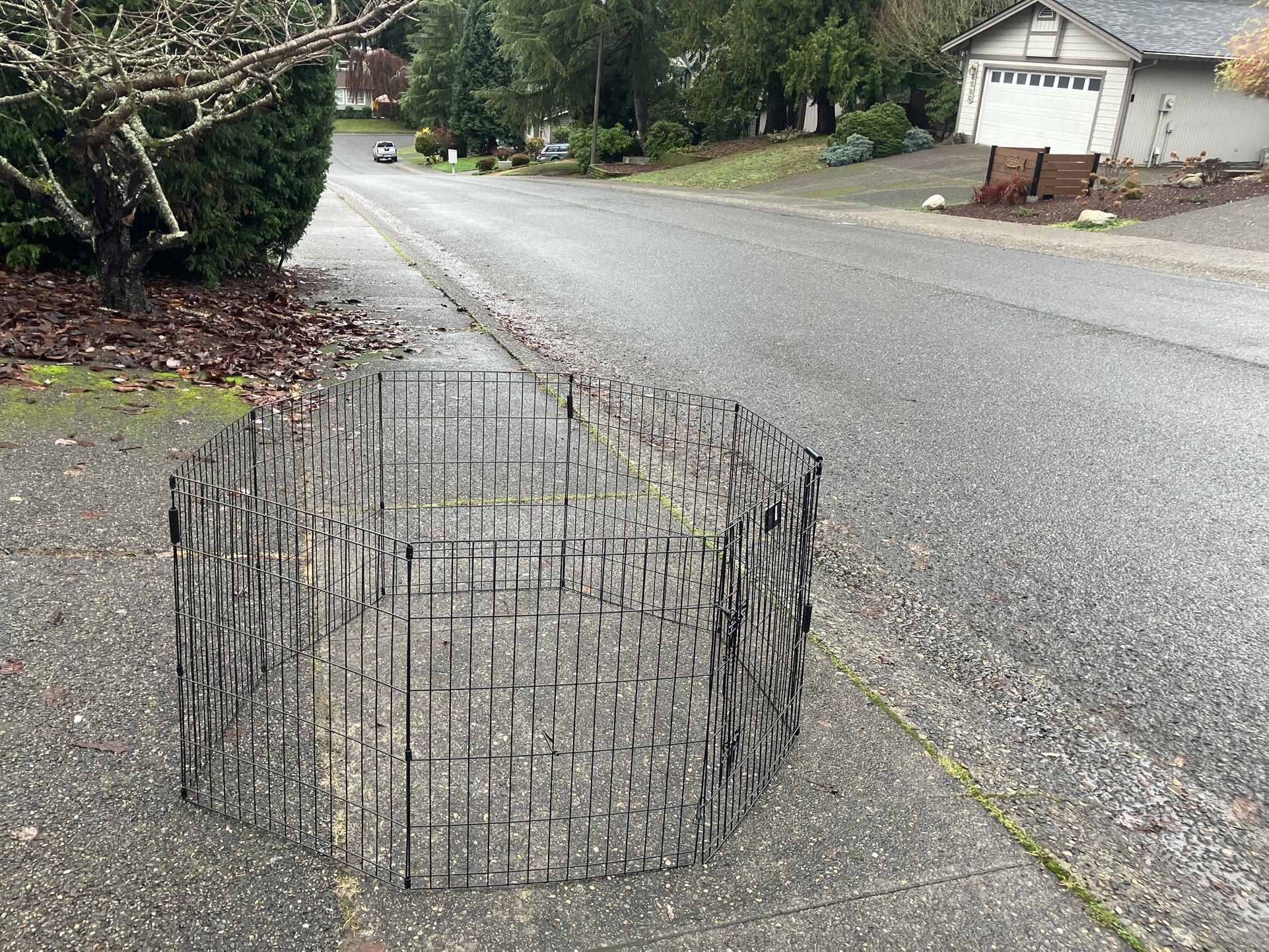 Small Medium Dog Cat Rabbit Bunny Kennel Pet Travel Playpen Collapsible 48” by 48” by 30” High