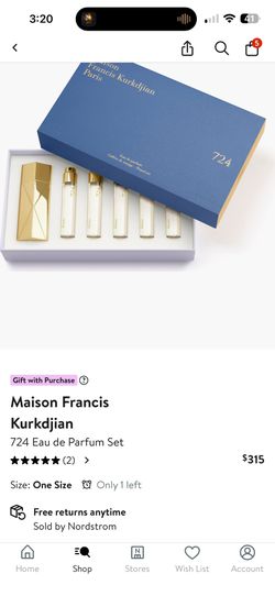 Maison Francis Kurkdjian 724 Eau de Parfum Set