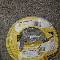 250 ft Indoor Copper Building Wire 12/2 Yellow Solid