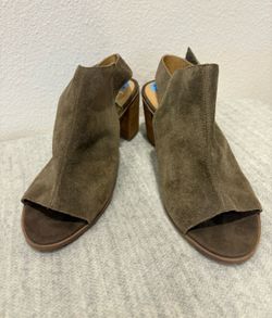 Franco Sarto Sofft Suede Slingback Peep-Toe Sandals women’s Size 7.5 - Simi Valley