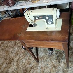 Vintage Sears Kenmore Sewing Machine Desk