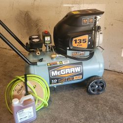 McGraw 10gal Compressor w/ Accessories 