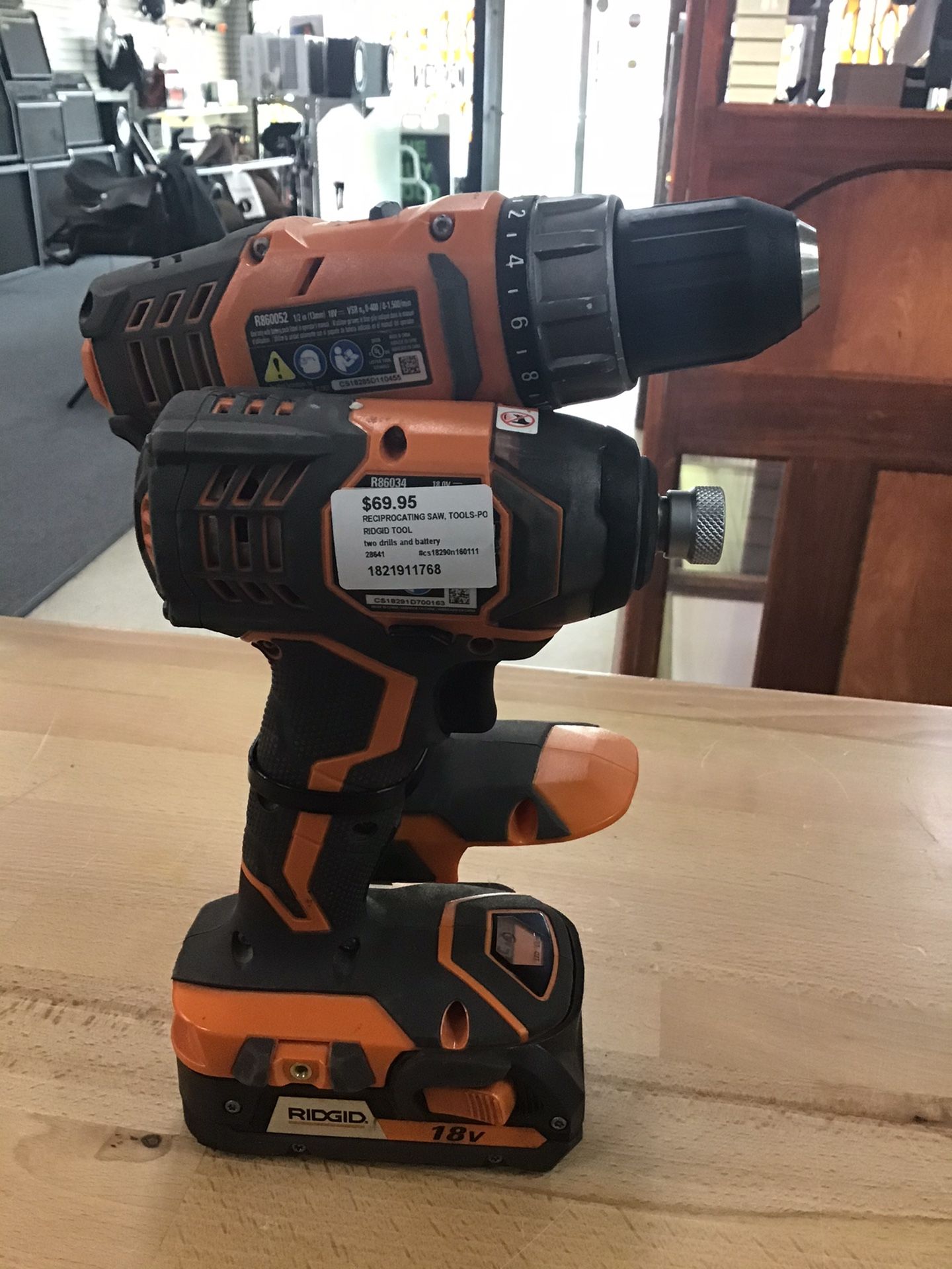 Rigid impact and drill