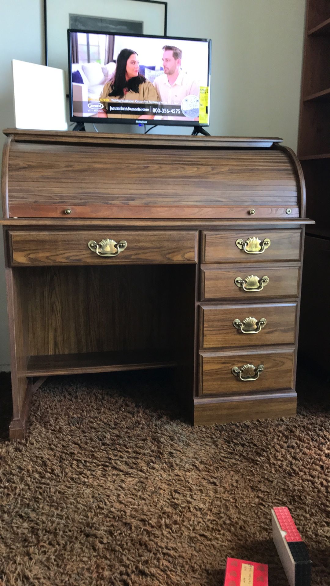 Vintage Riverside Furniture Roll Top Desk