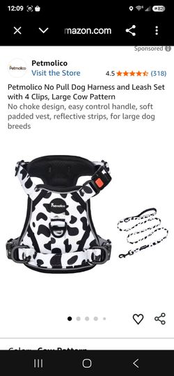 Petmolico dog harness with leash