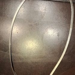 14k White Gold 20 Inch Chain, Worn 10.4 Grams