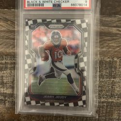 2020 Panini Prizm Jerry Jude Black & White Checker #314 Mint 9
