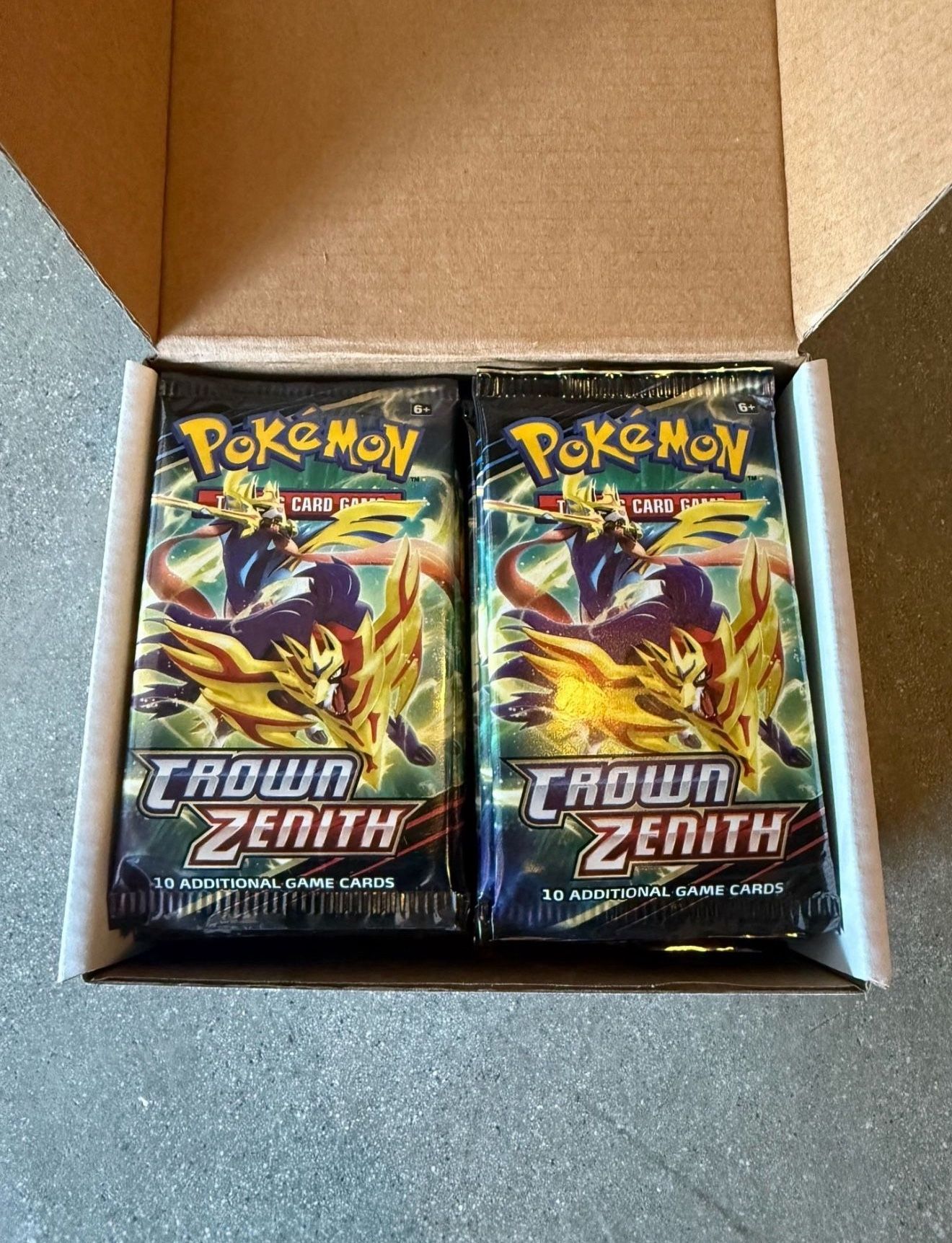 36x Crown Zenith Pokemon Packs