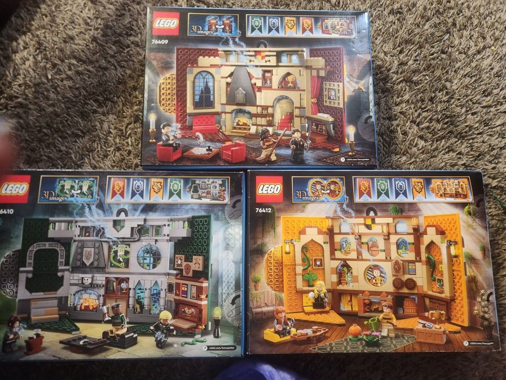 3 Sets Of Harry Potter Legos 