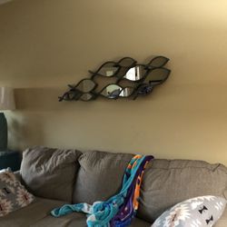 Mirror Like Fish Wall Decoration