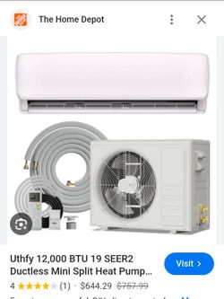 White AC split unit brand new