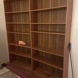 Oak Bookshelves