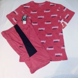 Puma Boys Youth 2pc Short Set- XL 