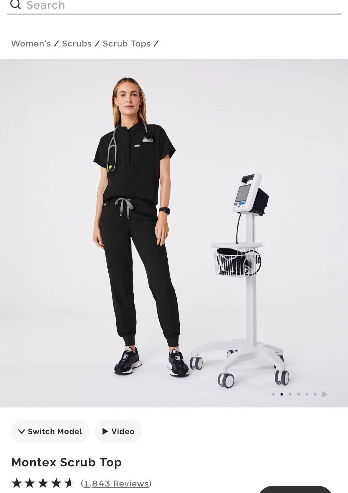 FIGS SCRUBS SET LIKE NEW 