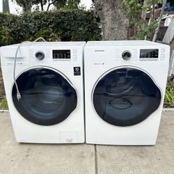 Compact Samsung Washer and Electric Dryer Set