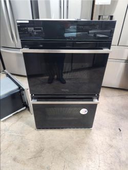 VIKING Virtuoso 30 inch professional Double Convection Oven MVDOE630BG - Black Glass