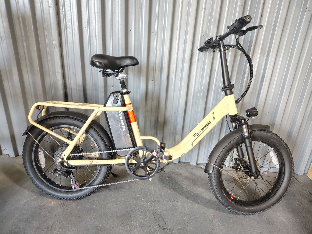 20" 5th Wheel Fat Tire Foldable Electric Bike
