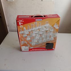 Glass Chess And Checkers Set