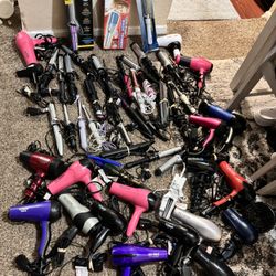 Hair Dryers,hair Straight And Hair Curly 12$ For Each Like New 
