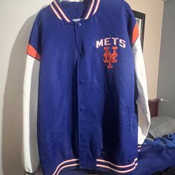 Royal and Orange NY Mets Commemorative Jacket