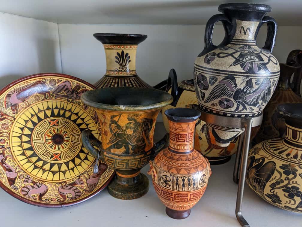 17-piece collection from Greece.
