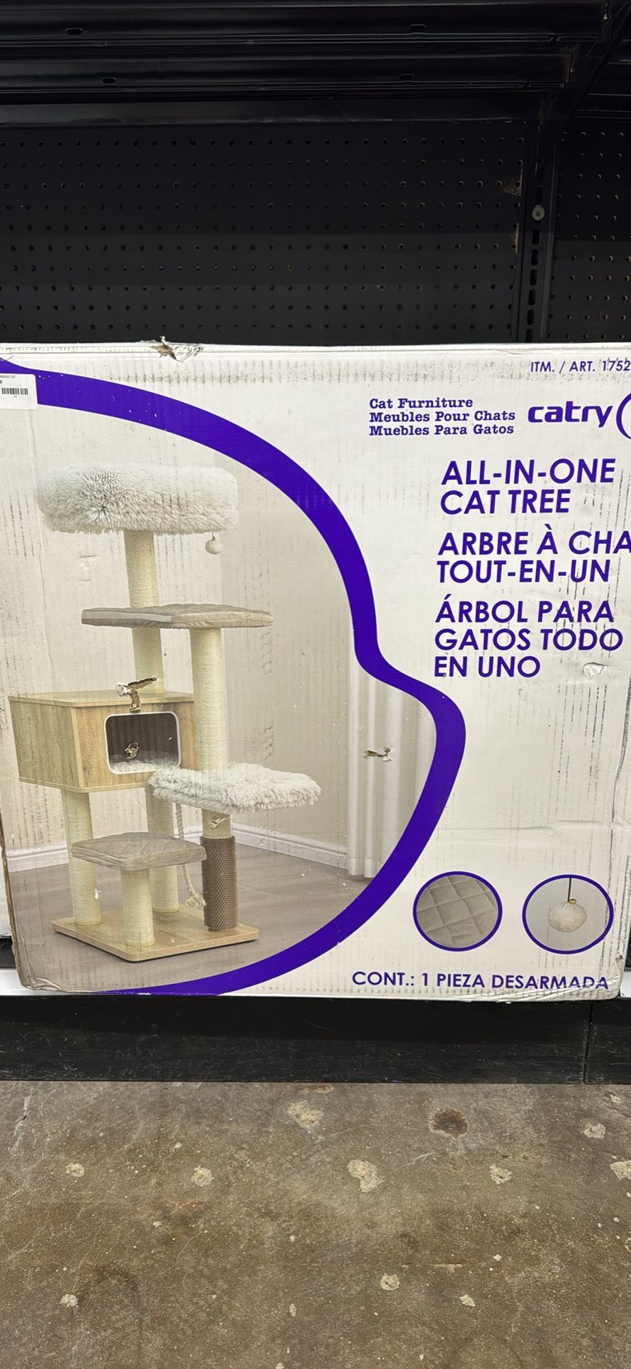 Catry White 5-Level Large Cat Tree NEW‼️💥🎁🚨🤩🎄🎄🎄🎄 WE FINANCE !!! 🚨🚨💥💻👨💻‼️‼️ TAKE IT HOME TODAY FOR ONLY $50 DOWN PAY LATER ‼️🎄🎁🤩