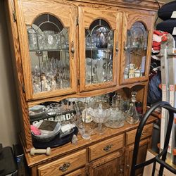 Oak Hutch 