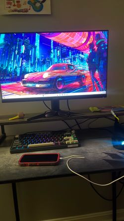 Gaming pc  with RGB Mechanical Keyboard