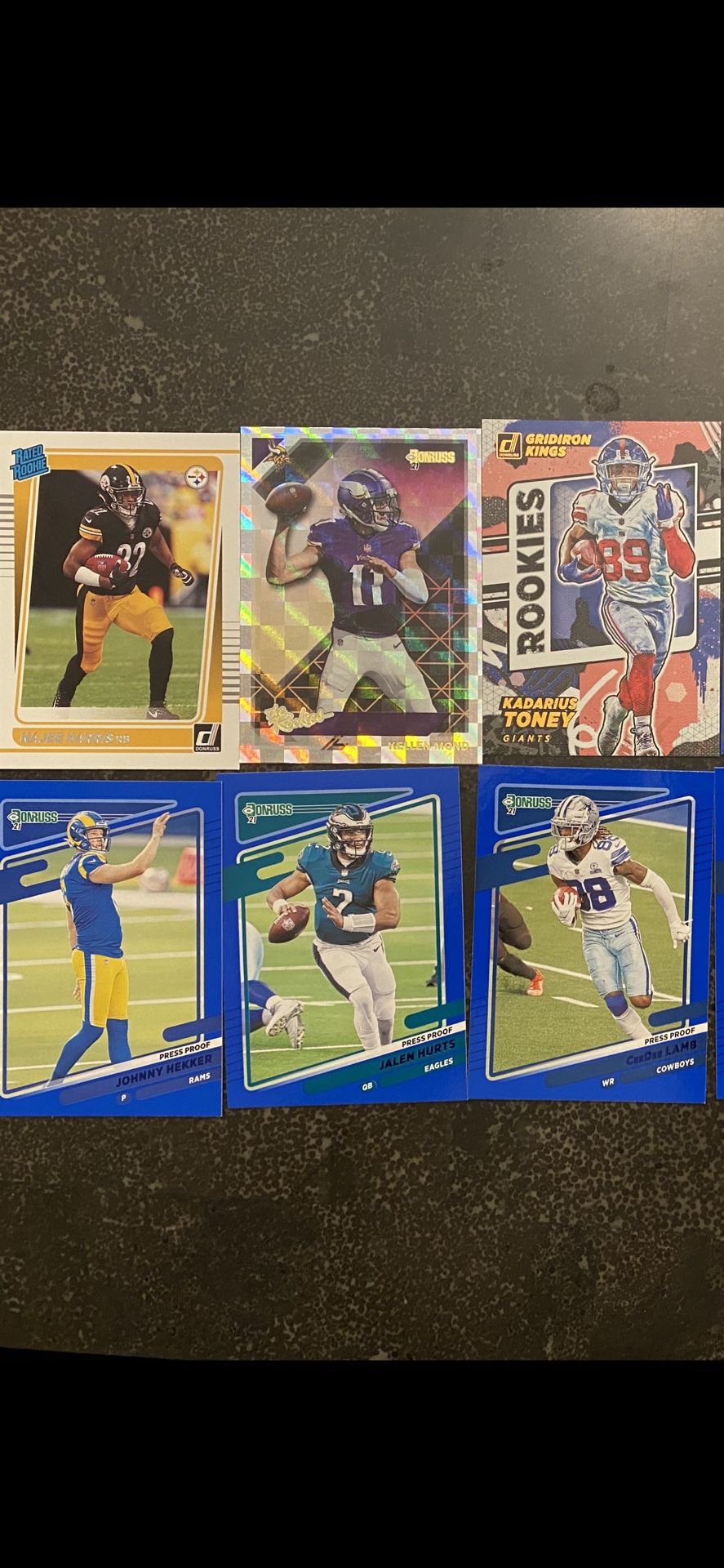 Rated Rookie And Press Proof Blue Parallel Lot