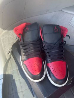 Black/red Jordan one